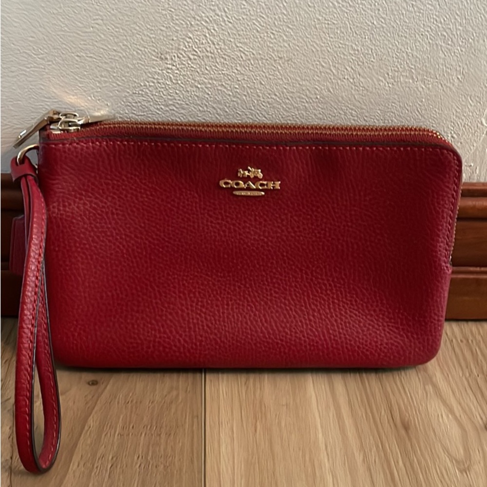 Coach Double Zip wallet/wristlet